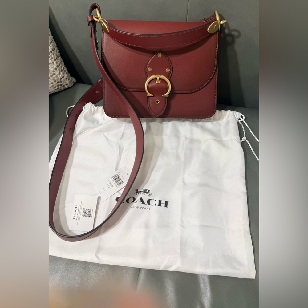 Coach Beat Leather Shoulder/Crossbody Bag NWT